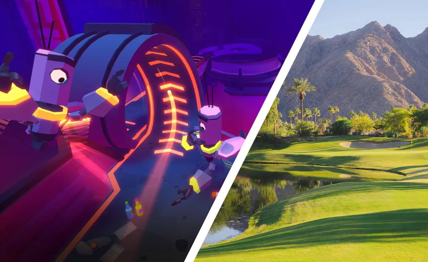 Indoor golf games and courses at Pure Golf